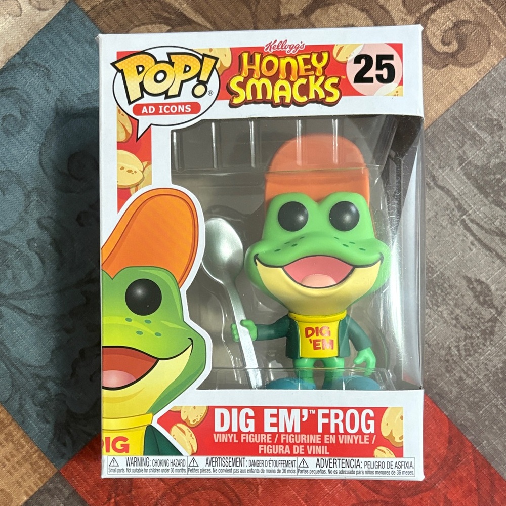 🛍️2/$25🛍️Funko Pop! Honey Smacks Dig 'Em Frog